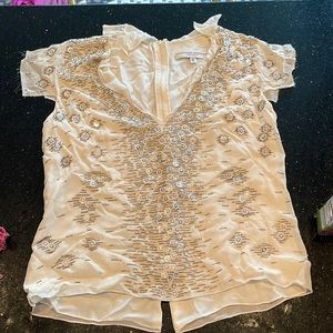 Carolina Herrera embellished blouse size 10